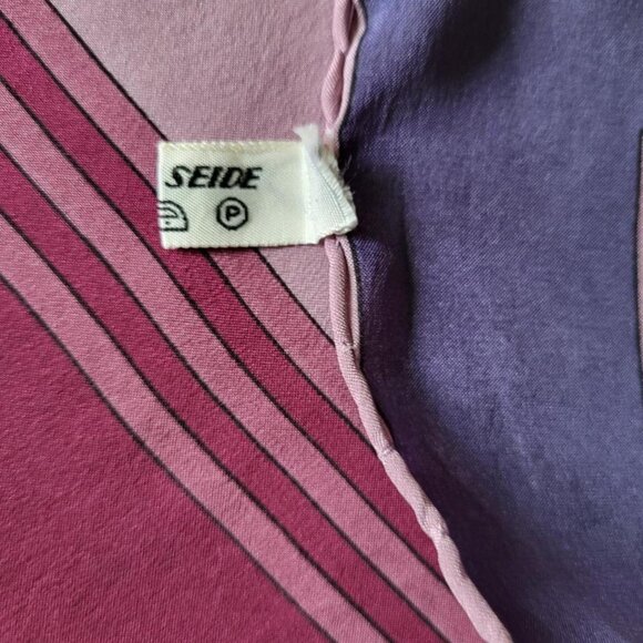 Reine Seide silk scarf, marked Valentin Firenze - Picture 5 of 5